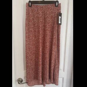 Olivia Grey Floral Skirt (M)